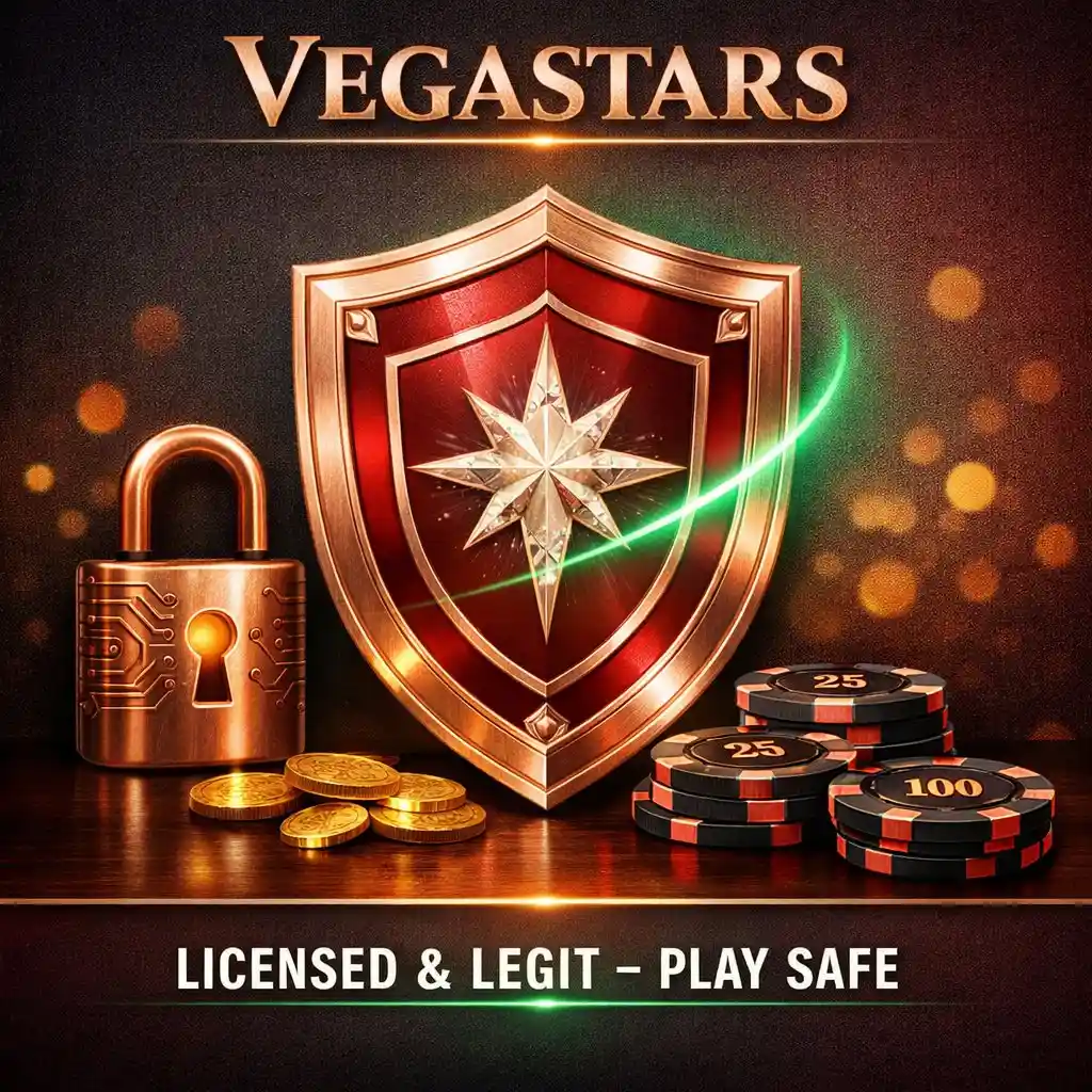 VegaStars licensed safe legit online casino Australia and New Zealand
